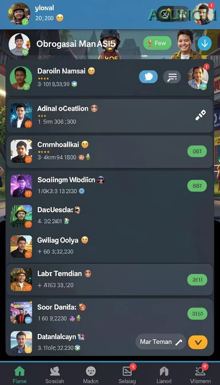 Cuplikan layar JAVO88 — aktivitas